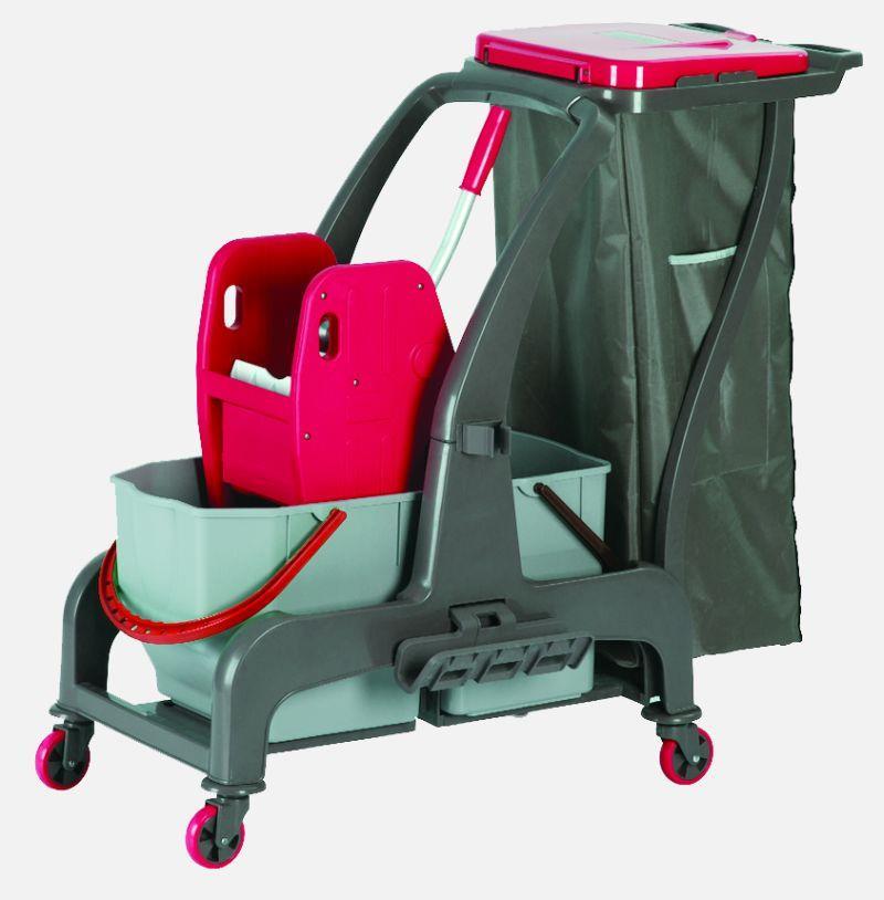 735 Temizlik Seti Torbalı İki Kovalı